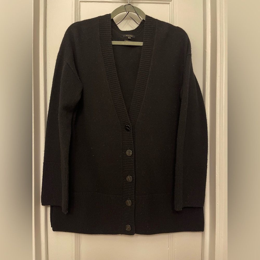 MASSIMO DUTTI Wool-Cashmere Blend Cardigan